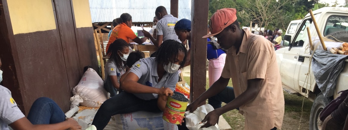 Care France, BNP Paribas, support in Haiti