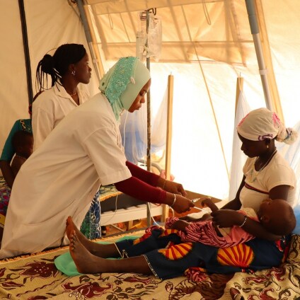 Medécins sans frontières, bnp paribas, au Burkina Faso