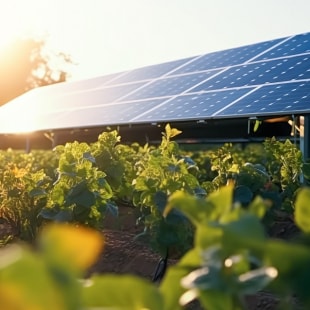 Solar panel, BNP Paribas biodiversity