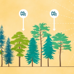 Les plantations mélangées ont un fort potentiel de croissance et de séquestration du carbone et sont, conjointement, les plus résistantes et résilientes face aux impacts du changement climatique.