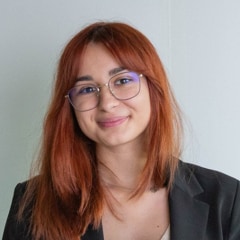 Sarah, Etudiante en Master chez B-School by BNP Paribas