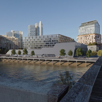 Vue du projet METAL 57, BNP Paribas Real Estate