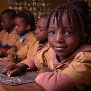 Children in Africa at school