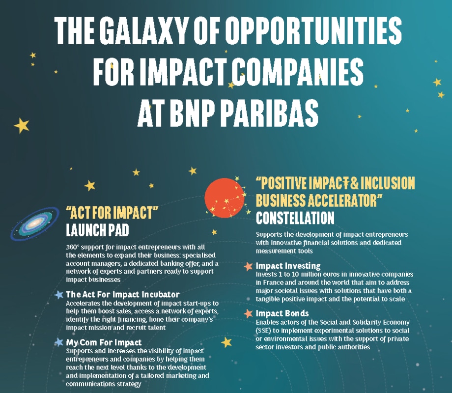 The Galaxy of Opportunities for Impact Companies at BNP Paribas
