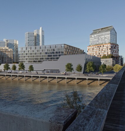 View of the METAL 57 project, BNP Paribas Real Estate