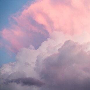 Nuages roses