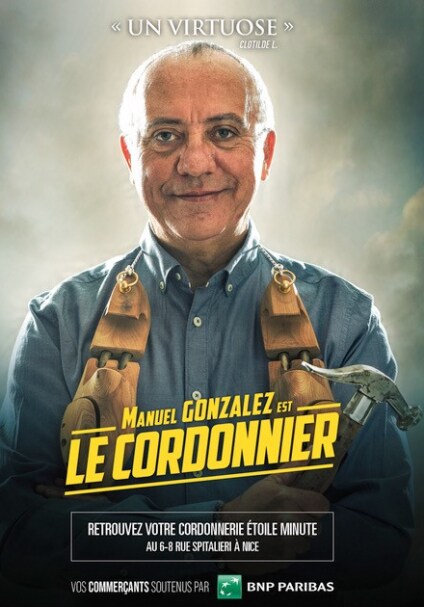 Nos commerçants à l'affiche, Manuel Gonzalez à Nice