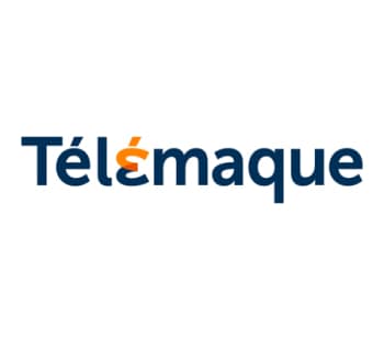 Logo of Télémaque, the upward social movement from middle school onwards, by supporting dedicated and motivated young people from at-risk regions through mentoring.