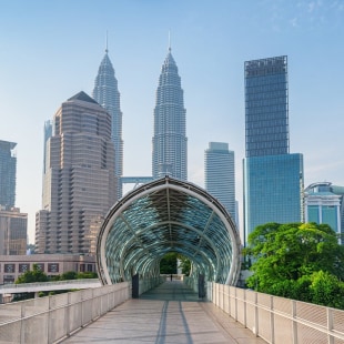 Vue de la ville de Kuala Lumpur en Malaisie