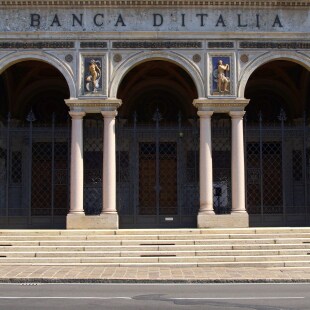 Façacde de la banque centrale italienne