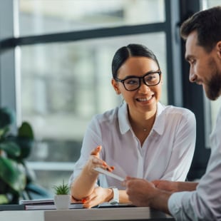 Discussion avec un client